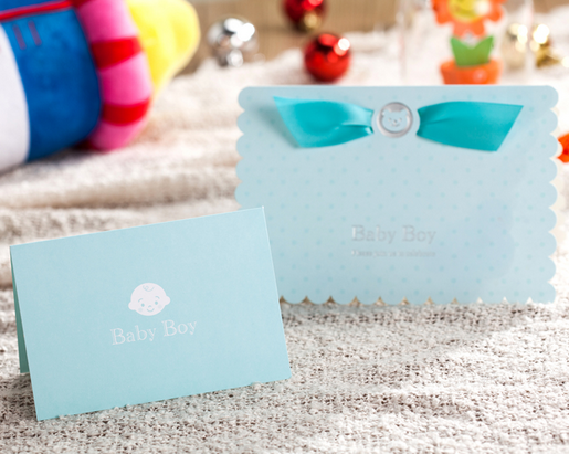 Открытки на день рождение "Baby Boy" и "Baby Girl"