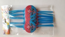 Трубочки для коктейля Человек-паук", набор 10 шт.