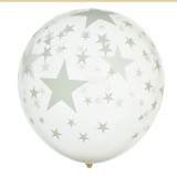 Набор воздушных шаров "Звёзды белые" 5 шт. 10"