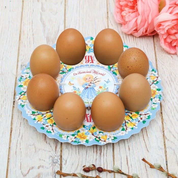 Подставка пасхальная на 8 яиц «Ангелочки»