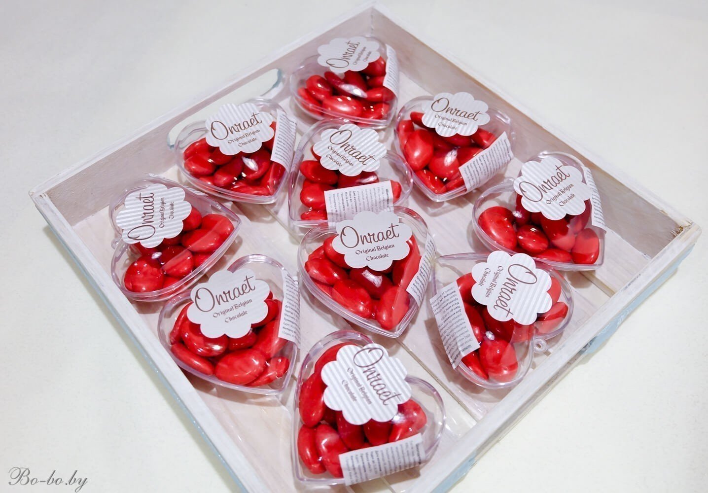 Сердечки с шоколадным драже (Бельгия)