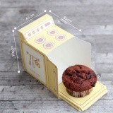 Подарочная коробочка для кексов и пирожных "Духовка"