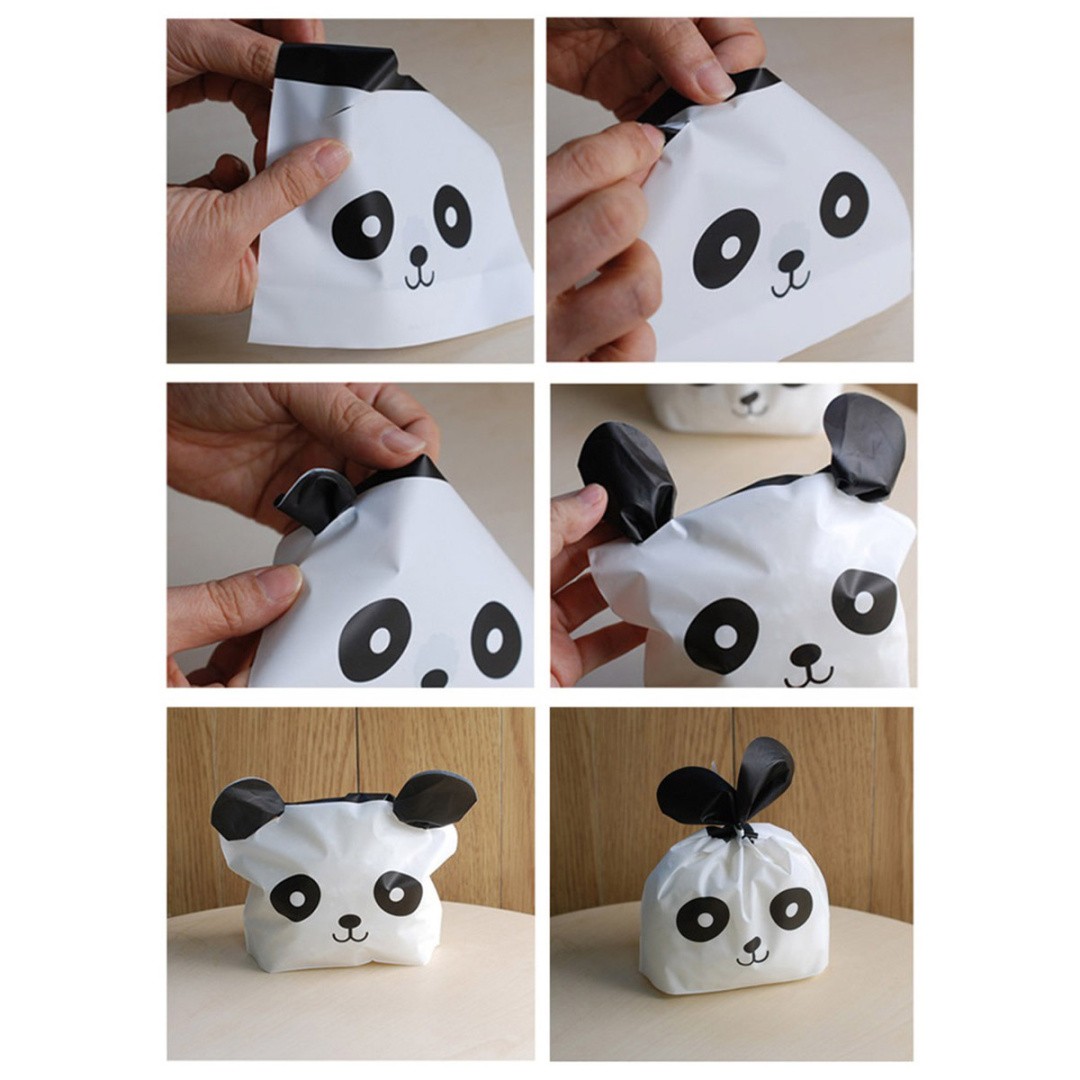 Пакетик подарочный "Панда", 15х18 см
