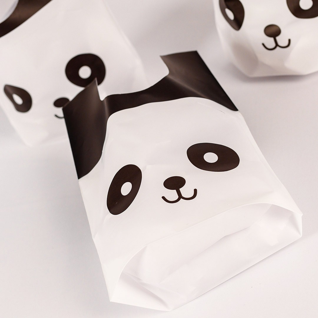 Пакетик подарочный "Панда", 15х18 см