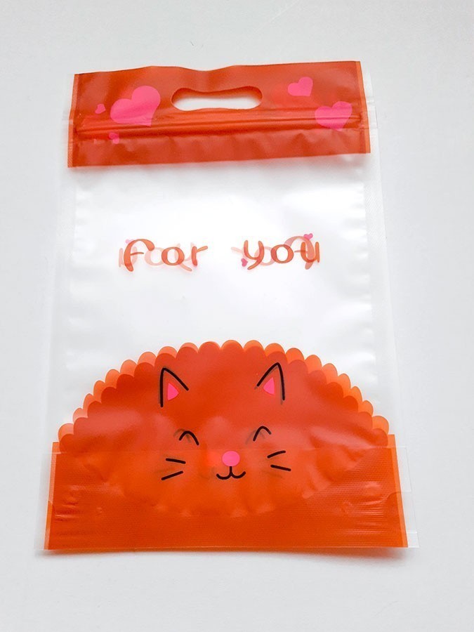 Пакетики для конфет "For you" с застежкой Zip-lock (в ассортименте)